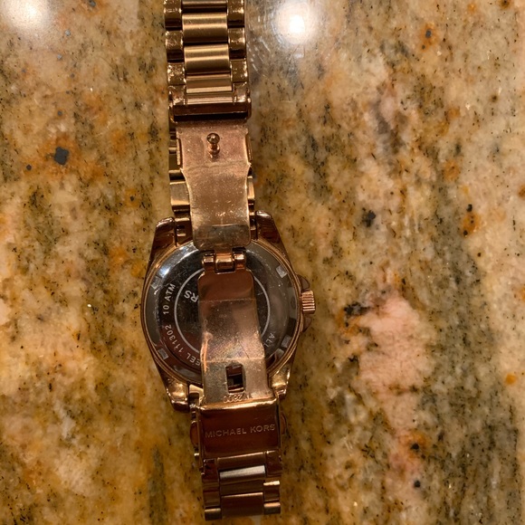 Michael Kora Rose Gold-Tone Watch - Picture 3 of 8